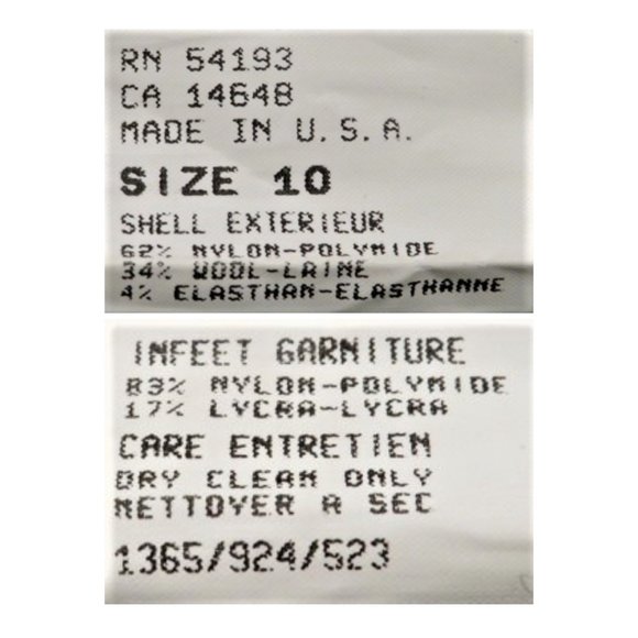 BOGNER Green Stirrup Ski Pants in Size 26" - Picture 5 of 6